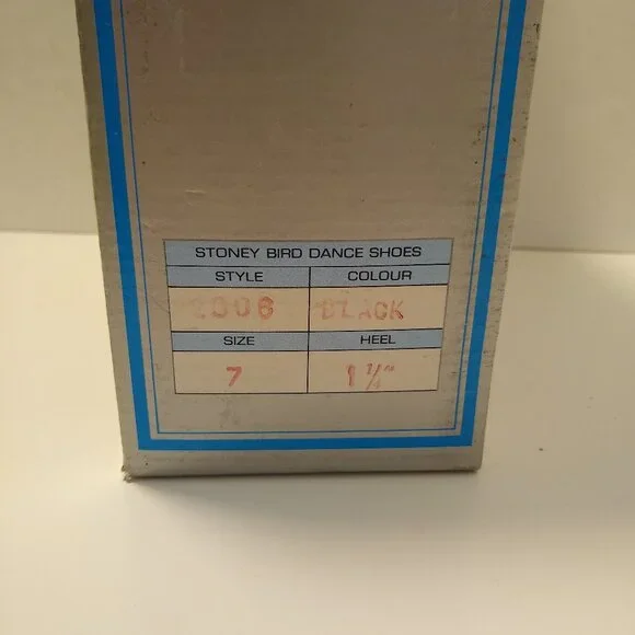 Dance Shoes 1.6" Cuban Heel Lace Up Ballroom Shoes Size 7 - Picture 9 of 9